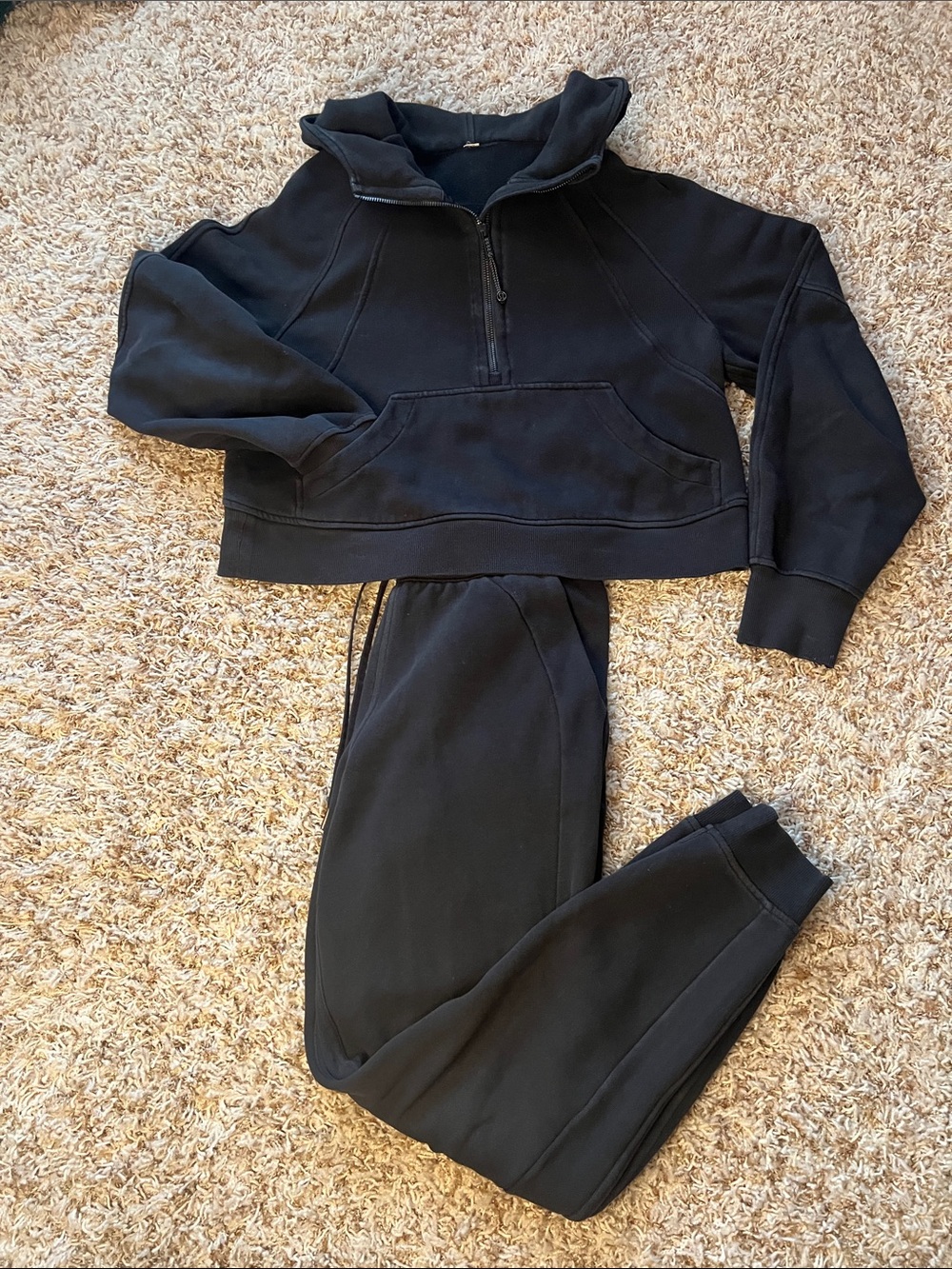 lululemon athletica Black Scuba Set